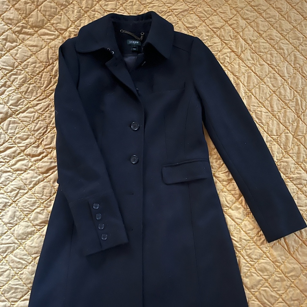 Jcrew black coat